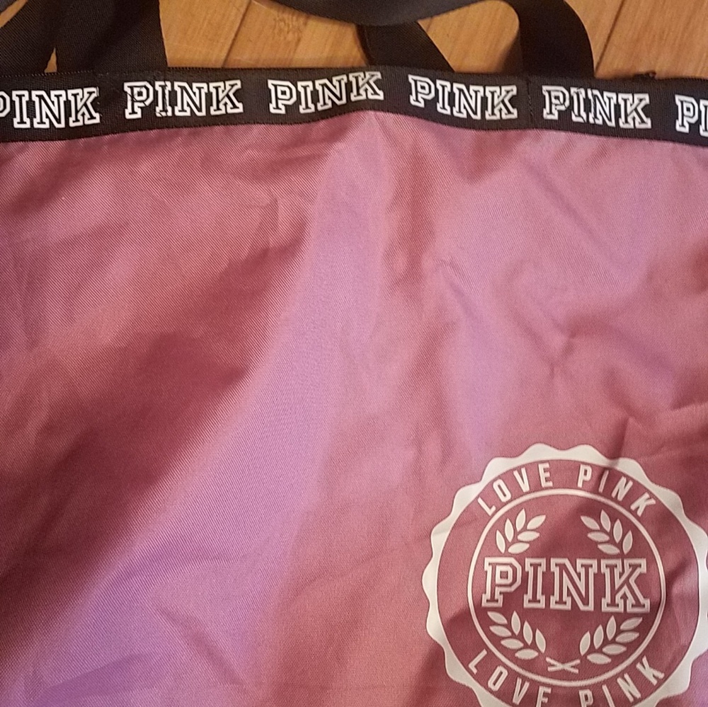 VICTORIA Secret love pink  tote bag HTF